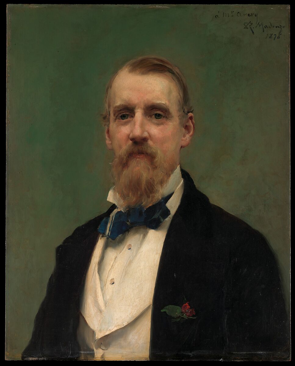 Samuel P. Avery (1822–1904), Raimundo de Madrazo y Garreta (Spanish (born Italy), Rome 1841–1920 Versailles), Oil on wood 