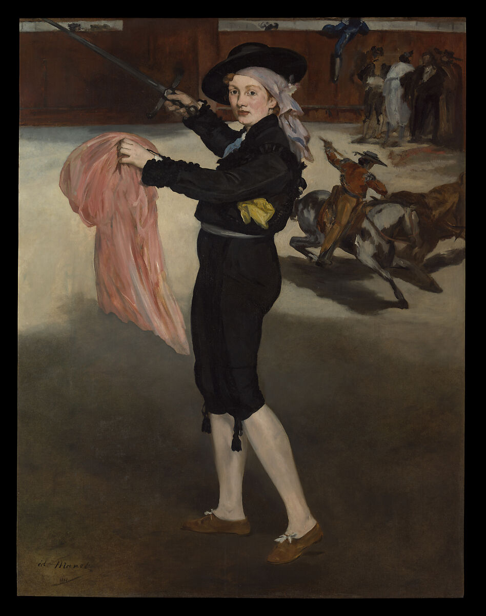 Mademoiselle V. . . in the Costume of an Espada, Edouard Manet (French, Paris 1832–1883 Paris), Oil on canvas 