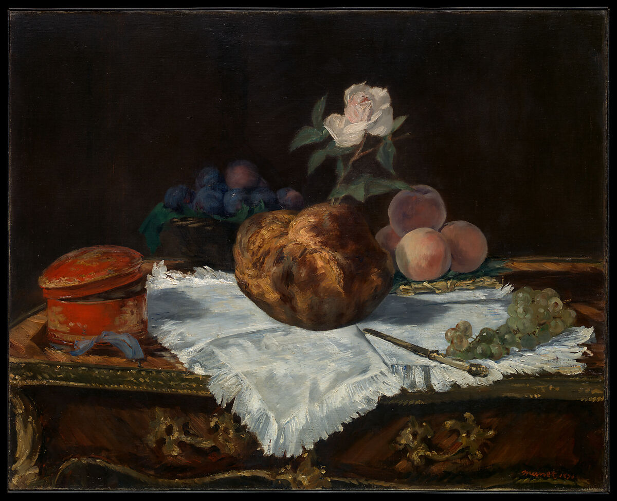 The Brioche, Edouard Manet  French, Oil on canvas