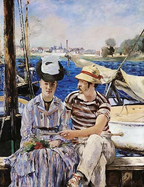 Boating, Edouard Manet (French, Paris 1832–1883 Paris), Oil on canvas
