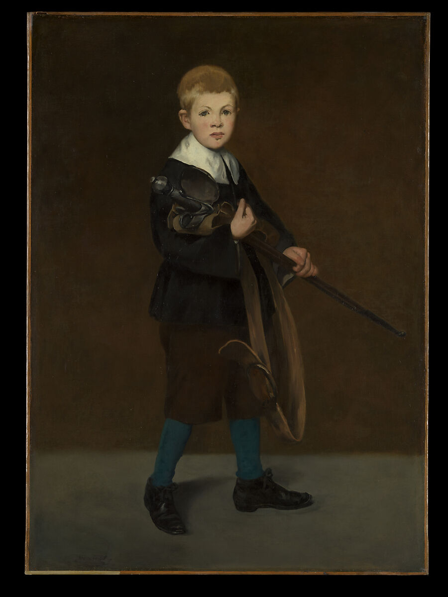 Boy with a Sword, Edouard Manet (French, Paris 1832–1883 Paris), Oil on canvas 