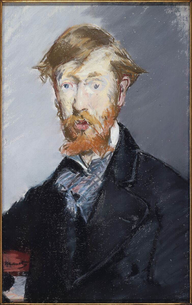 George Moore (1852–1933), Edouard Manet  French, Pastel on canvas