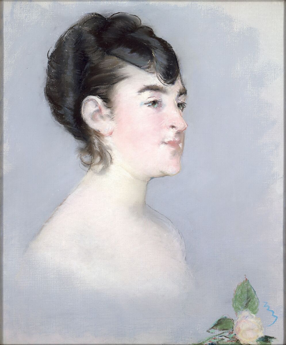 Mademoiselle Isabelle Lemonnier (1857–1926), Edouard Manet (French, Paris 1832–1883 Paris), Pastel on canvas 