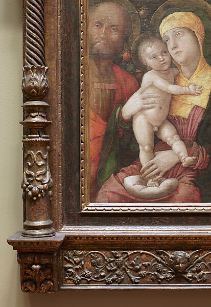 The Holy Family with Saint Mary Magdalen, Andrea Mantegna (Italian, Isola di Carturo 1430/31–1506 Mantua), Distemper on canvas