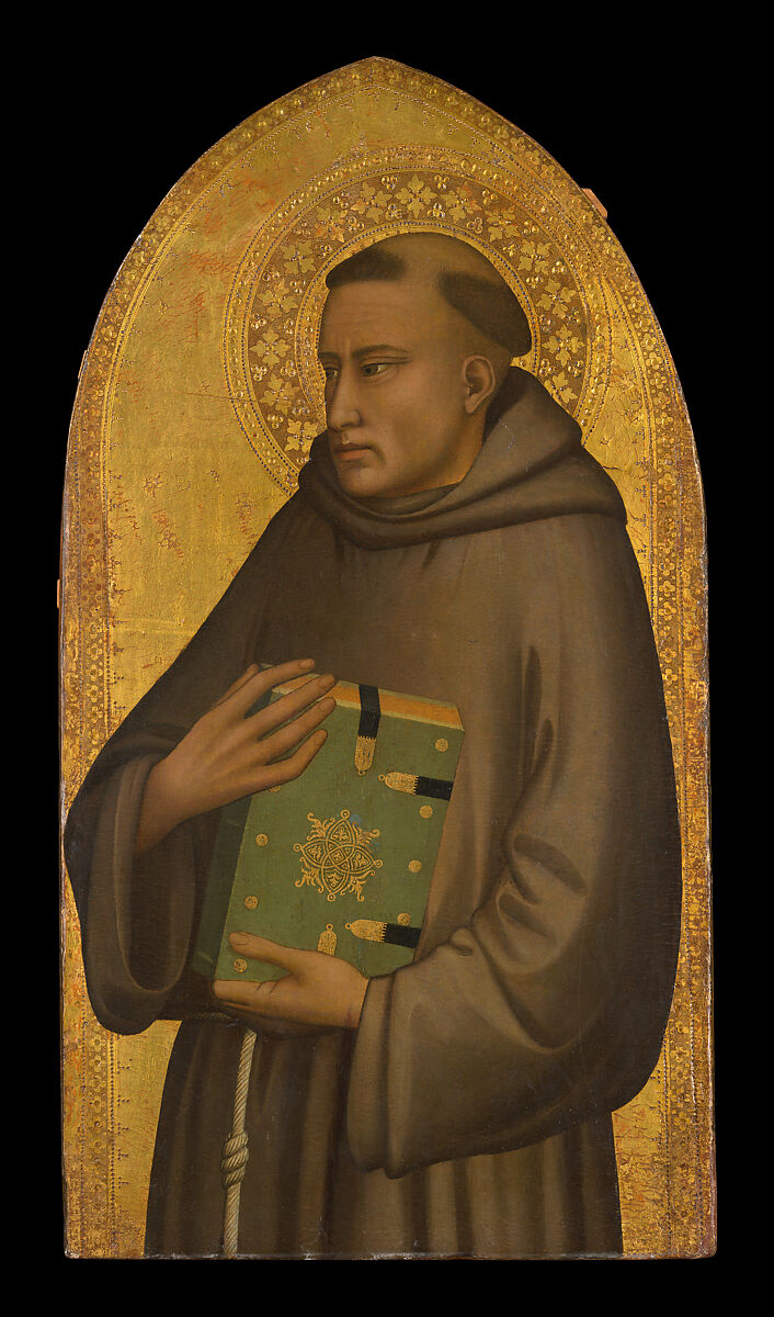 Saint Anthony of Padua, Maso di Banco (Italian, Florence, active 1320–46), Tempera on wood, gold ground 