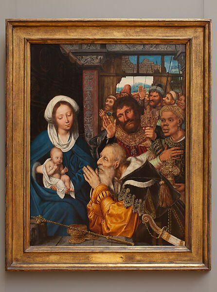 The Adoration of the Magi, Quinten Massys (Netherlandish, Leuven 1466–1530 Antwerp), Oil on wood