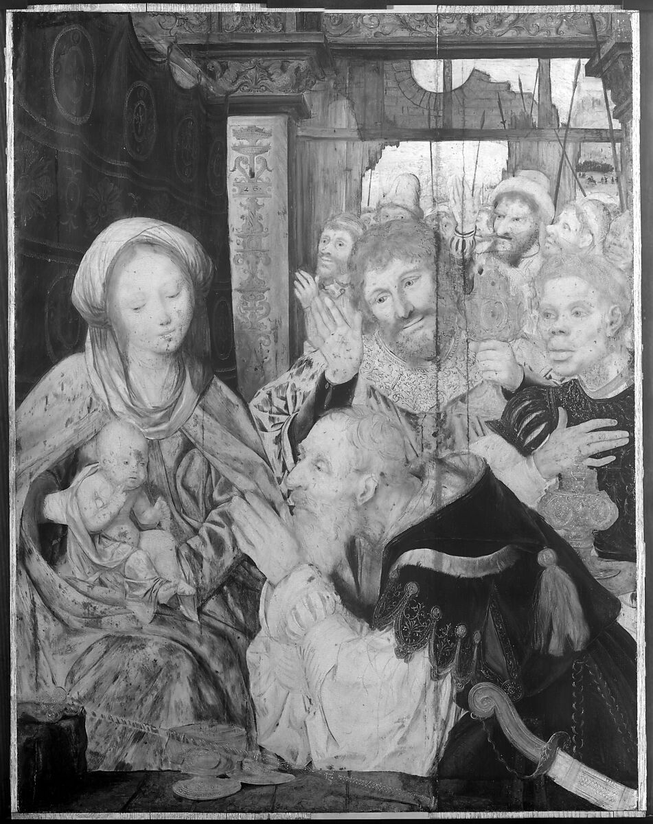 The Adoration of the Magi, Quinten Massys (Netherlandish, Leuven 1466–1530 Antwerp), Oil on wood