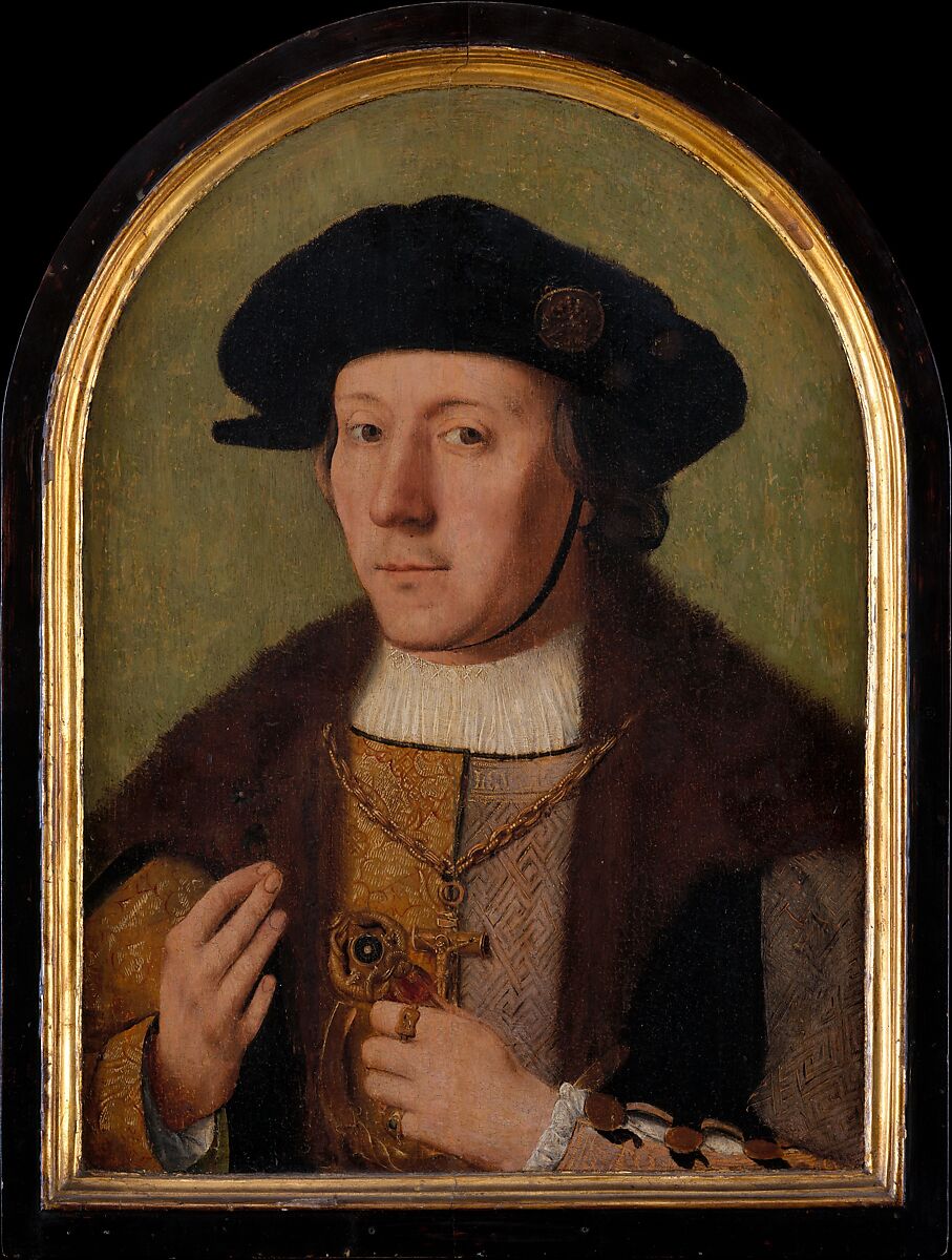 Portrait of a Man, Workshop of Quinten Massys (Netherlandish, Leuven 1466–1530 Antwerp), Oil on wood 