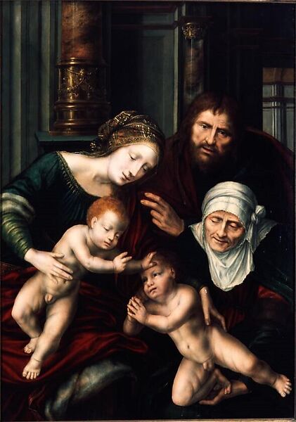 The Rest on the Flight into Egypt, Jan Massys (Netherlandish, Antwerp ca. 1509–1573 Antwerp), Oil on wood