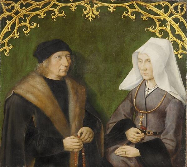 Jan (1438/41–1516), First Count of Egmond; Magdalena, Countess of Egmond (1464–1538), North Netherlandish Painter (ca. 1516–20), Oil on canvas, transferred from wood (.122, the Count); oil on wood (.118, the Countess)