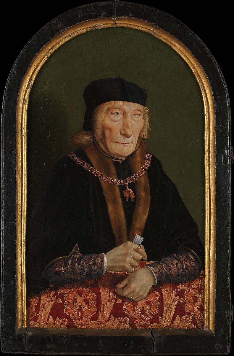 Jan (1438/41–1516), First Count of Egmond; Magdalena, Countess of Egmond (1464–1538), North Netherlandish Painter  Netherlandish, Oil on canvas, transferred from wood (.122, the Count); oil on wood (.118, the Countess)