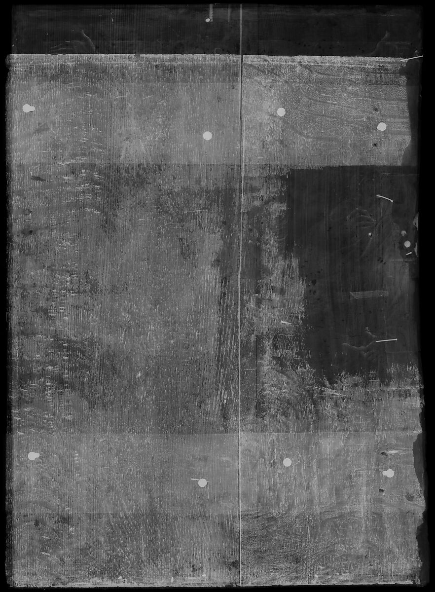 The Crucifixion, Master of the Berswordt Altar (German, Westphalian, active ca. 1400–35), Oil, egg(?), and gold on plywood, transferred from wood