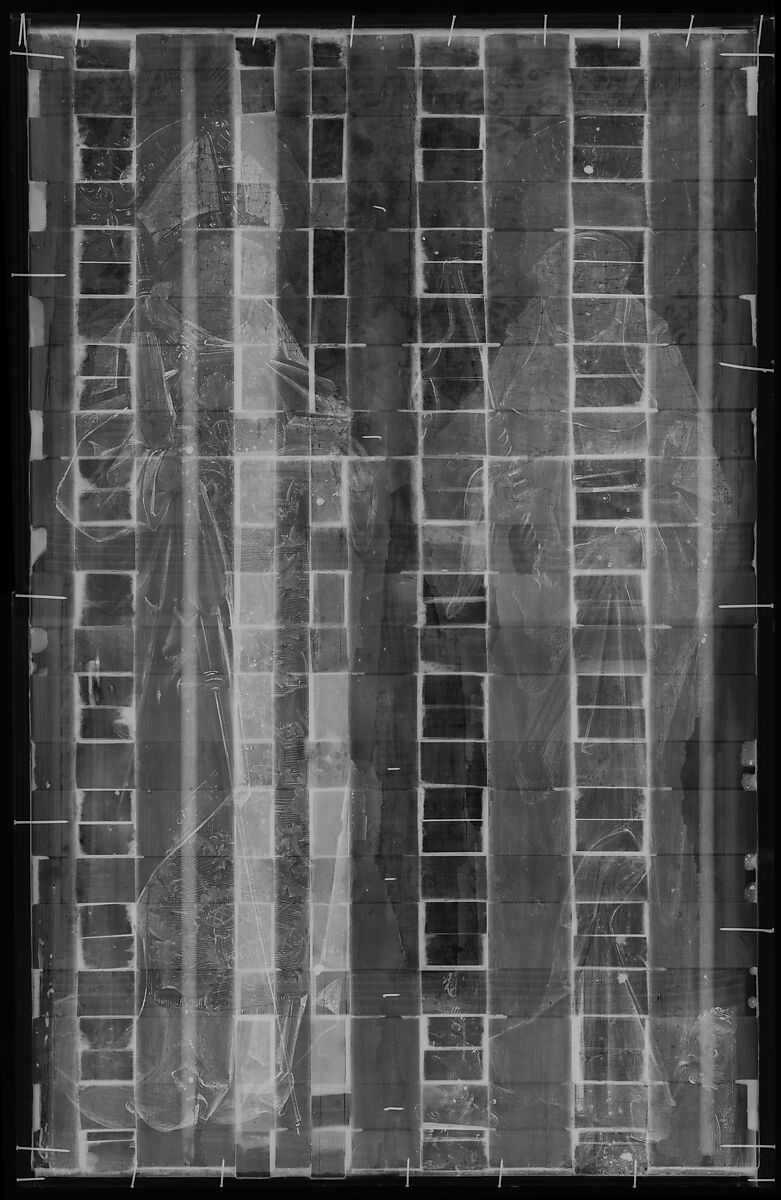 Saint Adalbert and Saint Procopius, Master of Eggenburg (Austrian, Tirol, active 1490–1500), Oil on spruce, gold ground