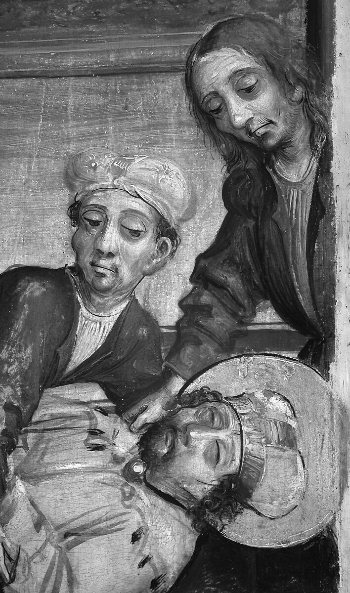 The Burial of Saint Wenceslas, Master of Eggenburg (Austrian, Tirol, active 1490–1500), Oil and gold on spruce