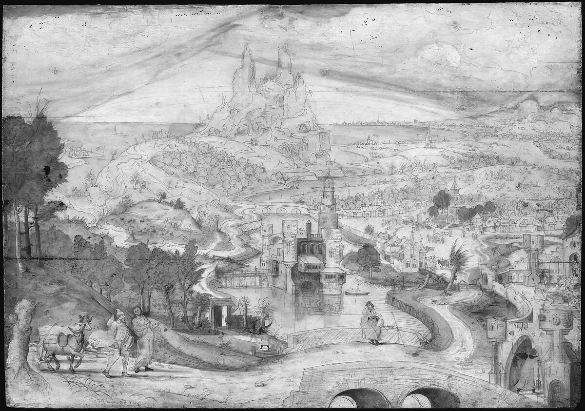 The Arrival in Bethlehem, Master of the Brussels Calling of Saint Matthew (Netherlandish, Antwerp, active second quarter 16th century), Oil on wood