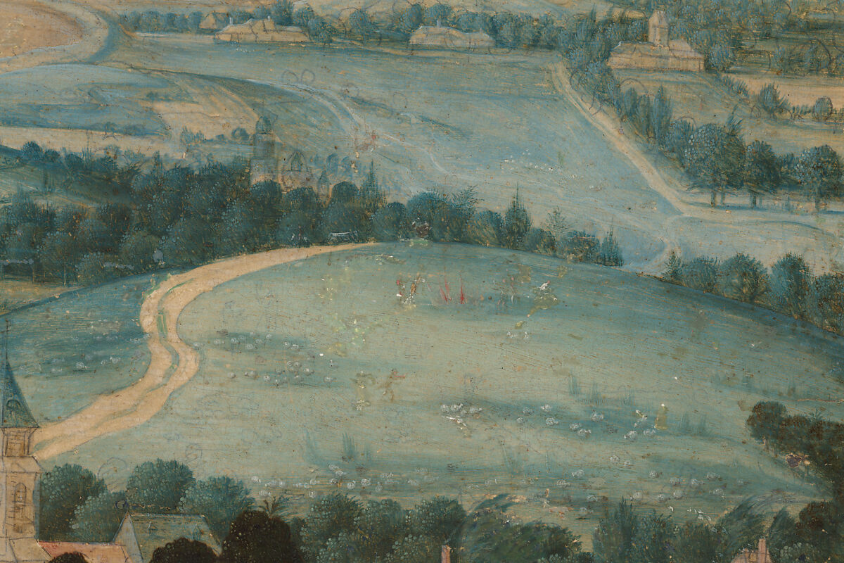 The Arrival in Bethlehem, Master of the Brussels Calling of Saint Matthew (Netherlandish, Antwerp, active second quarter 16th century), Oil on wood