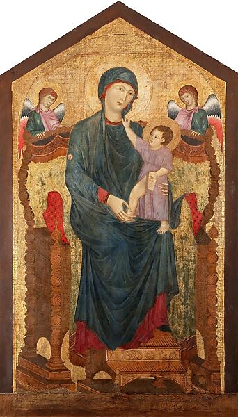 Madonna and Child, Master of the Magdalen (Italian, Florence, active 1265–95), Tempera on wood