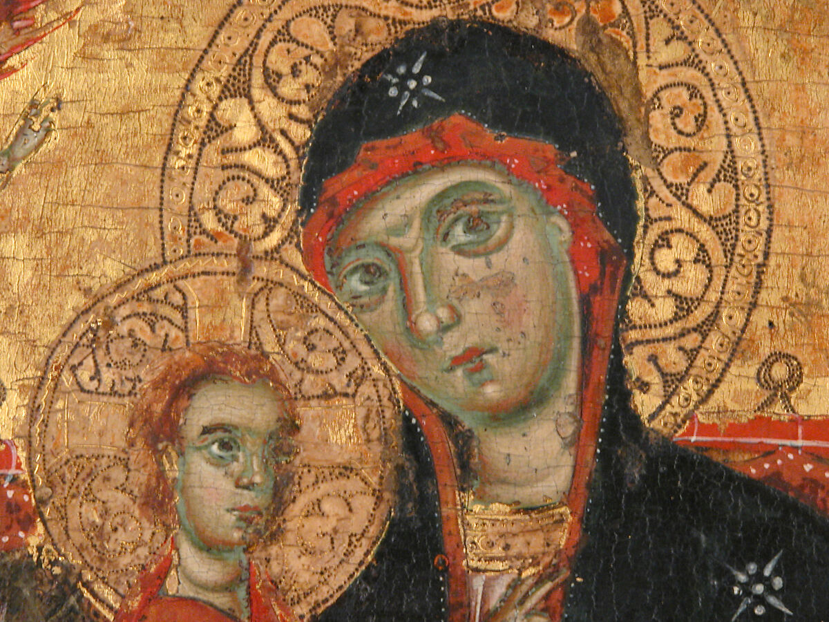 Madonna and Child Enthroned, Master of the Magdalen (Italian, Florence, active 1265–95), Tempera on wood, gold ground