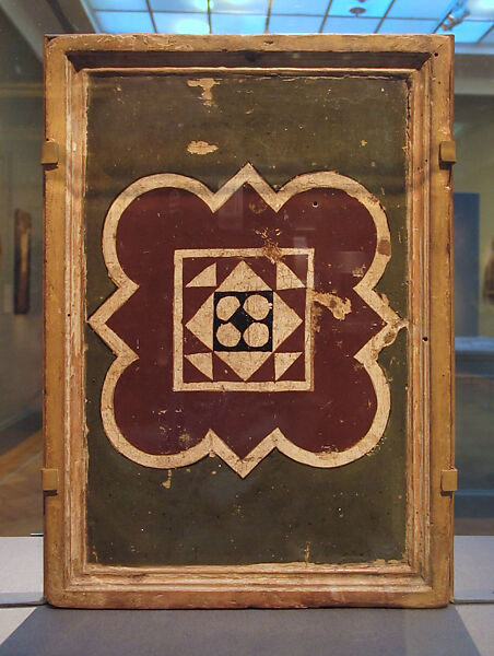 Head of Christ, Master of the Orcagnesque Misericordia (Italian, Florence, active second half 14th century), Tempera on wood, gold ground