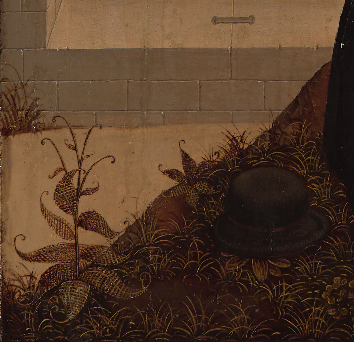 Abner's Messenger before David; The Queen of Sheba Bringing Gifts to Solomon; The Annunciation, Master of the Saint Barbara Legend (Netherlandish, active late 15th century) and a collaborator, Oil on oak