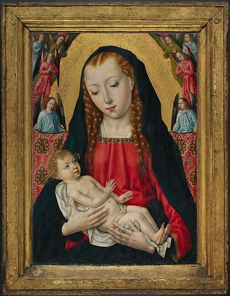 Virgin and Child, Follower of Rogier van der Weyden (Master of the Saint Ursula Legend Group, Netherlandish, active late 15th century), Oil on wood