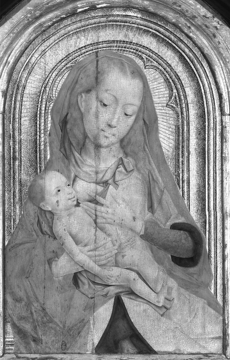 Virgin and Child, Follower of Rogier van der Weyden (Master of the Saint Ursula Legend Group, Netherlandish, active late 15th century), Oil on wood