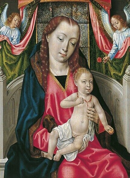 Virgin and Child, Follower of Rogier van der Weyden (Master of the Saint Ursula Legend Group, Netherlandish, active late 15th century), Oil on wood