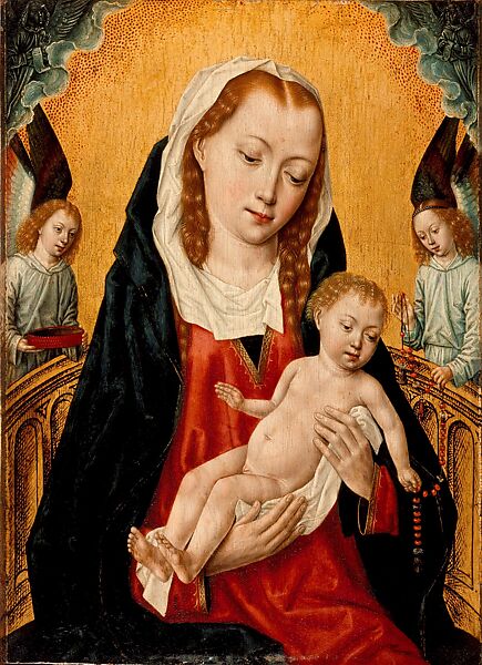 Virgin and Child, Follower of Rogier van der Weyden (Master of the Saint Ursula Legend Group, Netherlandish, active late 15th century), Oil on wood
