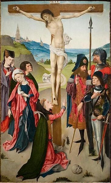 The Lamentation, Workshop of the Master of the Virgin among Virgins (Netherlandish, active ca. 1460–95), Oil on wood