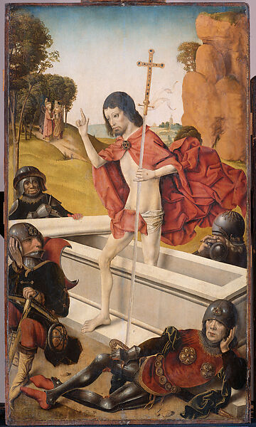 The Lamentation, Workshop of the Master of the Virgin among Virgins (Netherlandish, active ca. 1460–95), Oil on wood