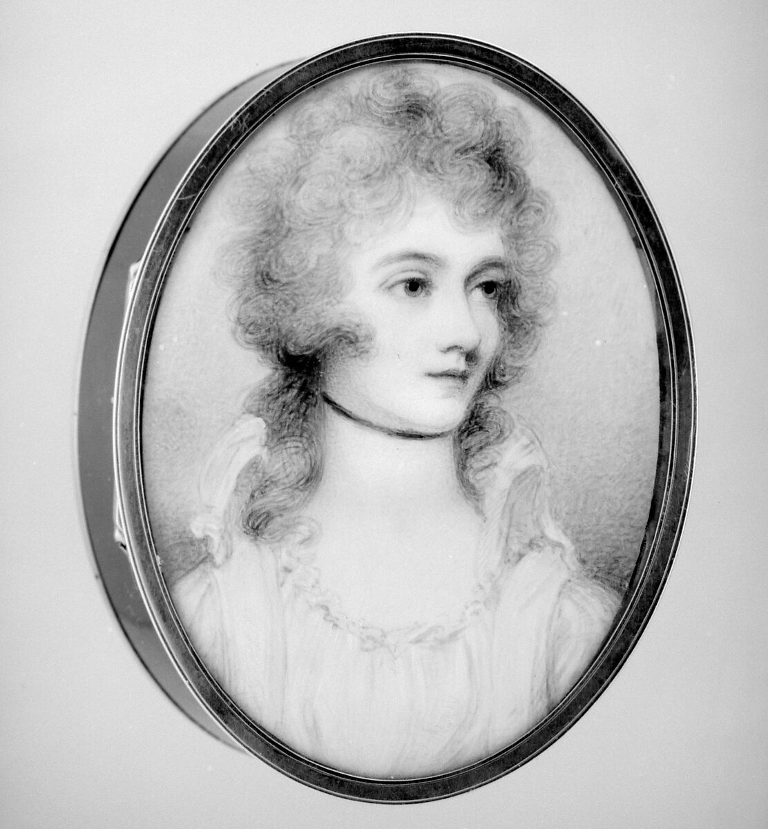 Portrait of a Woman, Possibly Barbara (1768–1829), Marchioness of Donegall, Anne Foldsone Mee (British, ca. 1770–1851), Ivory 