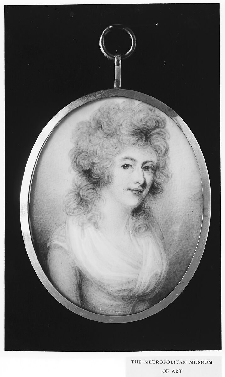 Portrait of a Woman, Said to Be Lady Sophia Boyle, Anne Foldsone Mee (British, ca. 1770–1851), Ivory 
