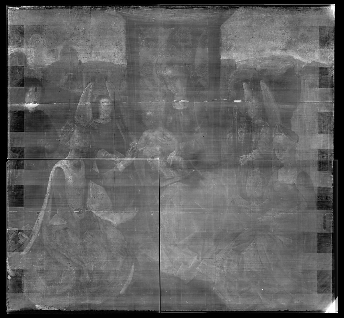 Virgin and Child with Saints Catherine of Alexandria and Barbara, Hans Memling (Netherlandish, Seligenstadt, active by 1465–died 1494 Bruges), Oil on wood