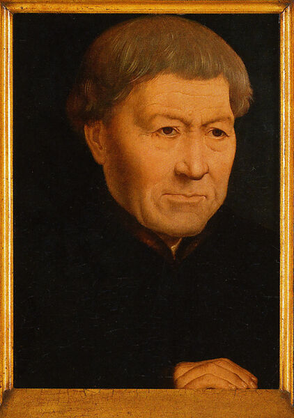 Portrait of an Old Man, Hans Memling (Netherlandish, Seligenstadt, active by 1465–died 1494 Bruges), Oil on wood
