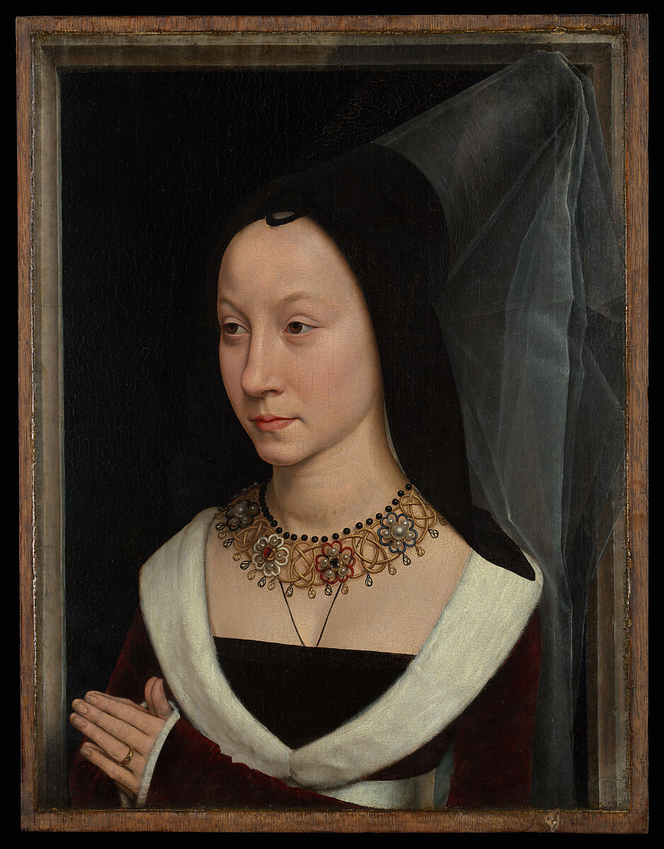 Tommaso di Folco Portinari (1428–1501); Maria Portinari (Maria Maddalena Baroncelli, born 1456), Hans Memling (Netherlandish, Seligenstadt, active by 1465–died 1494 Bruges), Oil on oak