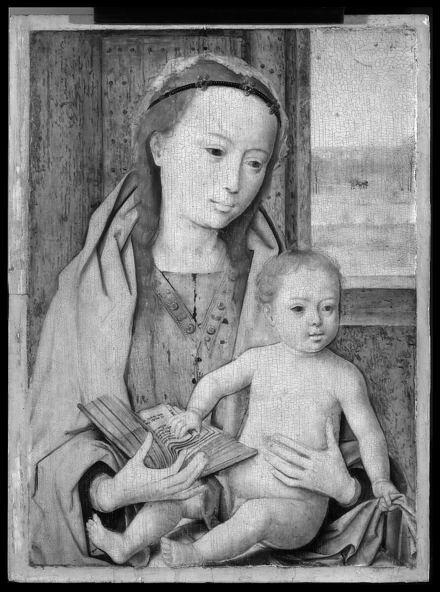 Virgin and Child, Workshop of Hans Memling (Netherlandish, Seligenstadt, active by 1465–died 1494 Bruges), Oil on wood
