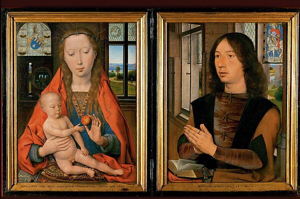 Virgin and Child, Follower of Hans Memling (Netherlandish, early 16th century), Oil on wood