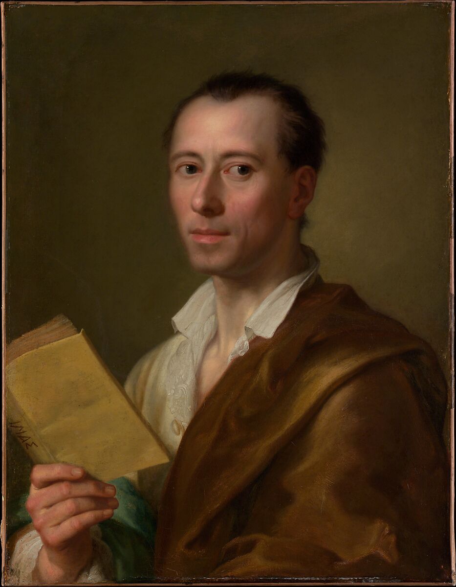 Johann Joachim Winckelmann (1717–1768), Anton Raphael Mengs (German, Ústi nad Labem (Aussig) 1728–1779 Rome), Oil on canvas 