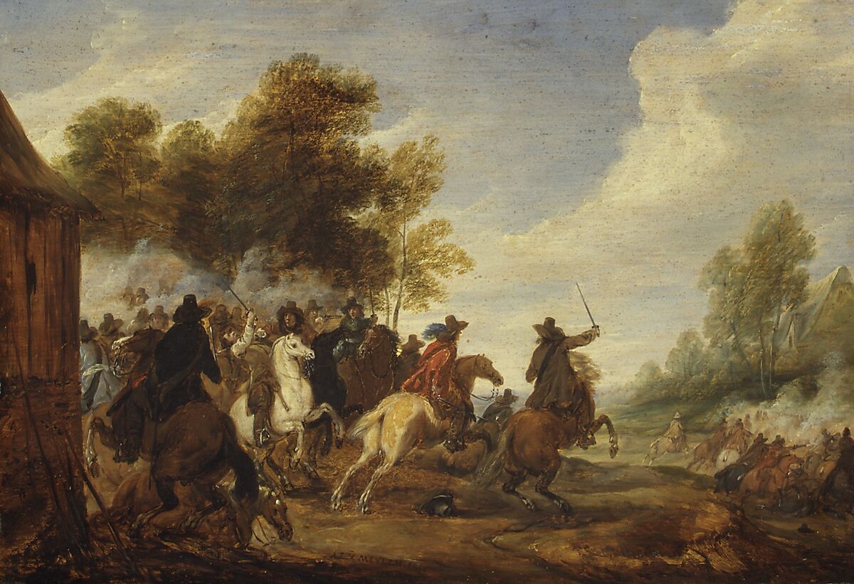 formaat Luchtvaartmaatschappijen Recreatie Adam Frans van der Meulen | A Cavalry Engagement | The Metropolitan Museum  of Art