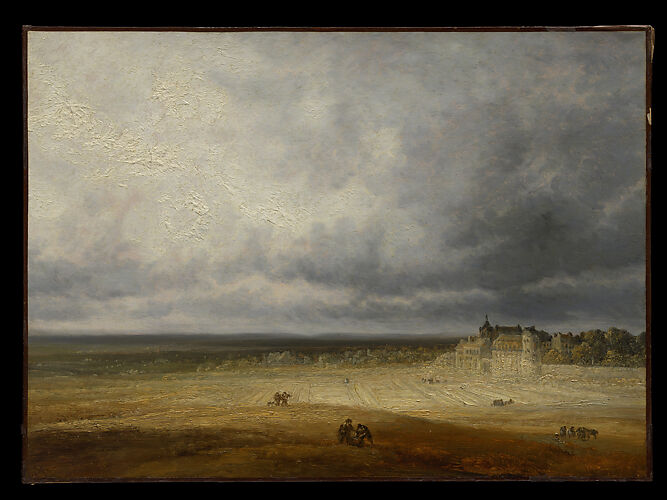 Landscape with a Plowed Field and a Village