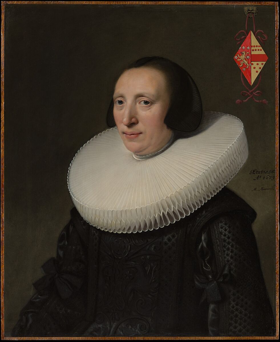 Margaretha van Clootwijk (born about 1580/81, died 1662), Michiel Jansz. van Mierevelt  Netherlandish, Oil on wood