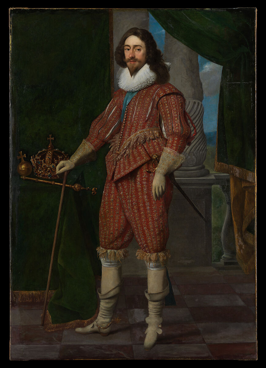 Charles I (1600–1649), King of England, Daniël Mijtens (Dutch, Delft ca. 1590–1647/48 The Hague), Oil on canvas 