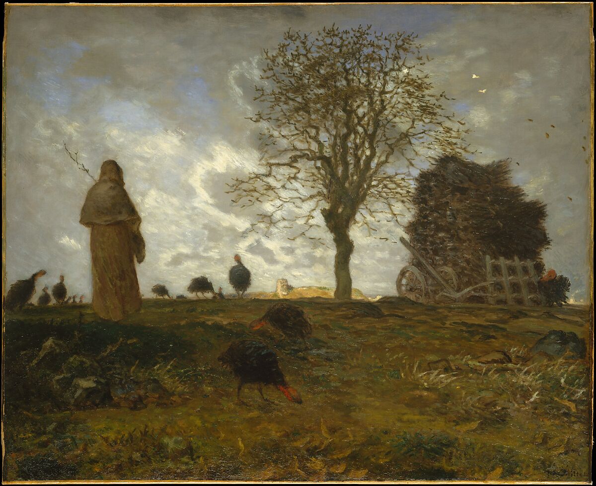 Jean-François Millet  Autumn Landscape with a Flock of Turkeys  The Metropolitan Museum of Art