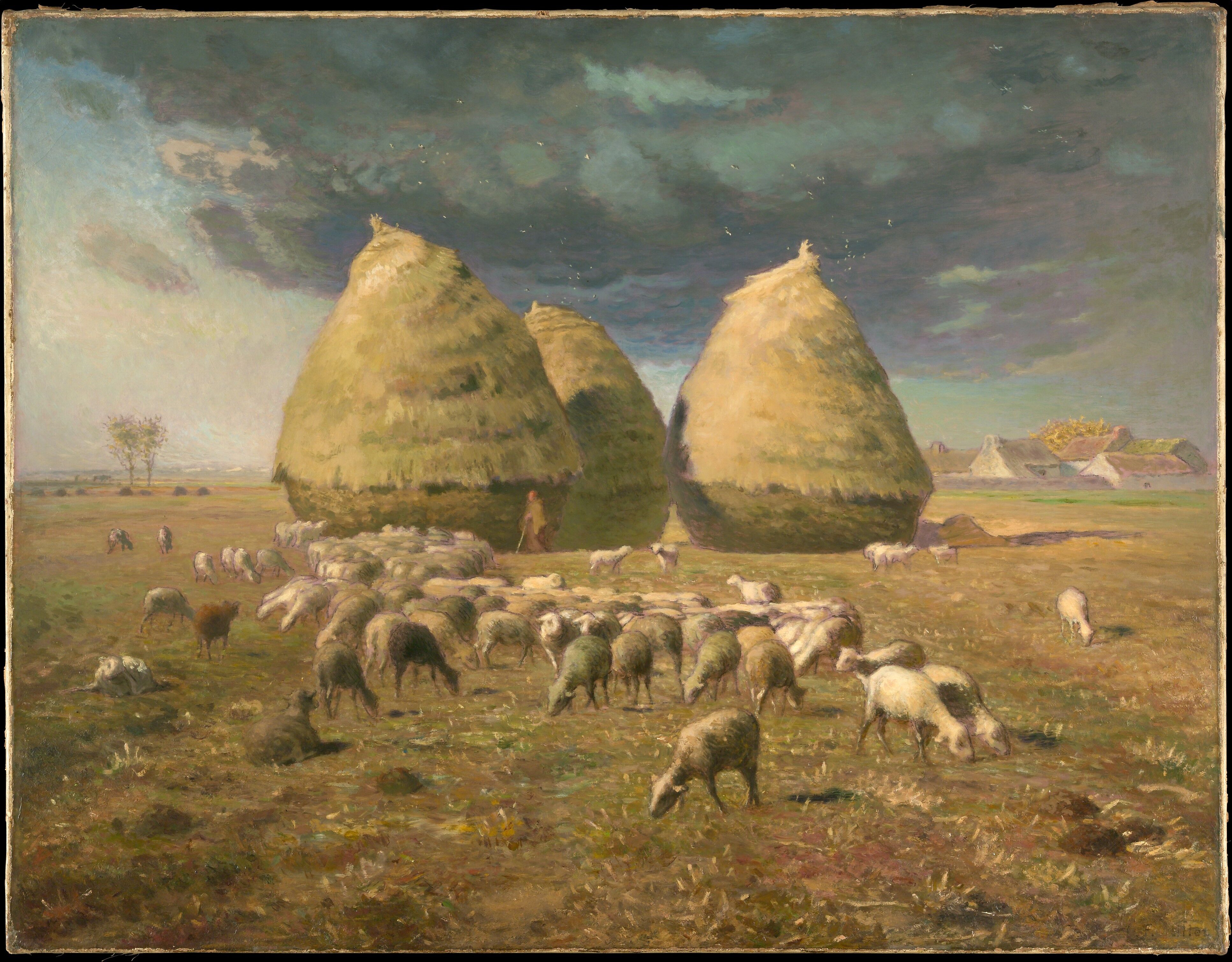 Jean-François Millet - Haystacks: Autumn - The Metropolitan Museum