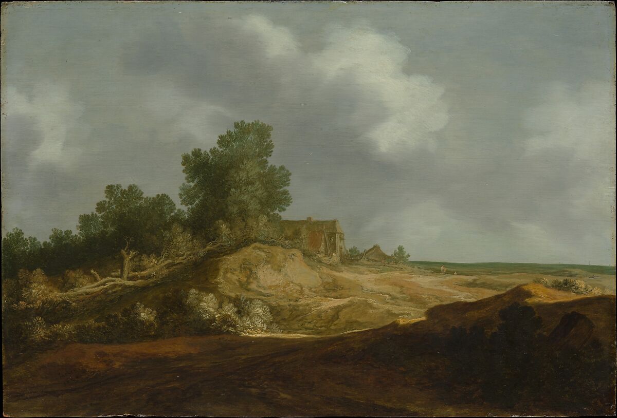 Landscape with a Cottage, Pieter de Molijn (Dutch, London 1595–1661 Haarlem), Oil on wood 