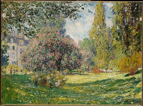 Landscape: The Parc Monceau, Claude Monet  French, Oil on canvas