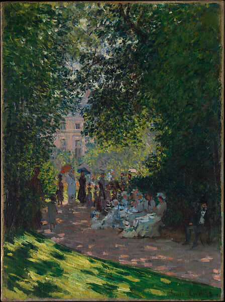 The Parc Monceau, Claude Monet (French, Paris 1840–1926 Giverny), Oil on canvas 