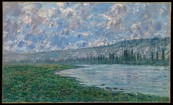 The Seine at Vétheuil, Claude Monet (French, Paris 1840–1926 Giverny), Oil on canvas 