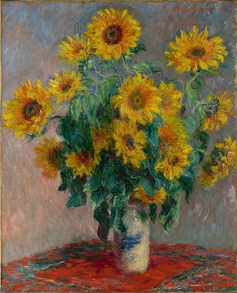 Bouquet of Sunflowers, Claude Monet (French, Paris 1840–1926 Giverny), Oil on canvas 