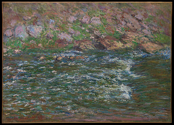 Rapids on the Petite Creuse at Fresselines, Claude Monet (French, Paris 1840–1926 Giverny), Oil on canvas 